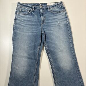 Rag & Bone Jeans 32 33x30 Women's Peyton Mid-Rise Bootcut Stretch Denim